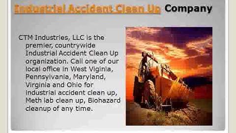 industrial accident cleanup company