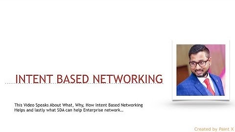 What is Intent Based Networking ? By  Ganeshh Iyer ( Live Stream Video)
