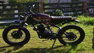 Rusty Pipes Garage Yamaha XT125 scrambler by Cafe Racers GR 10,281 views 6 years ago 2 minutes, 24 seconds