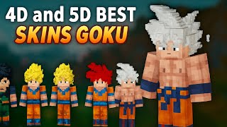 4D/5D Skin Pack Support for MCPE 1.21.111 | Working on Servers | Goku Skins screenshot 4