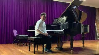 Jedsada Saephu Chopin Ballade no.2. Master Class with Dr. Boaz Sharon