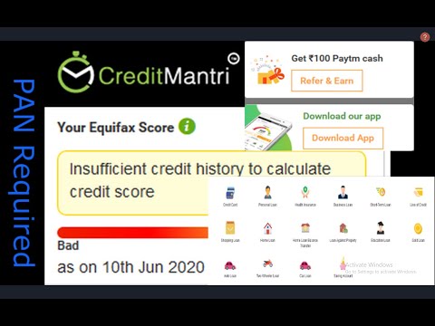 CreditMantri//Check credit score free_Refer and [email protected] money online