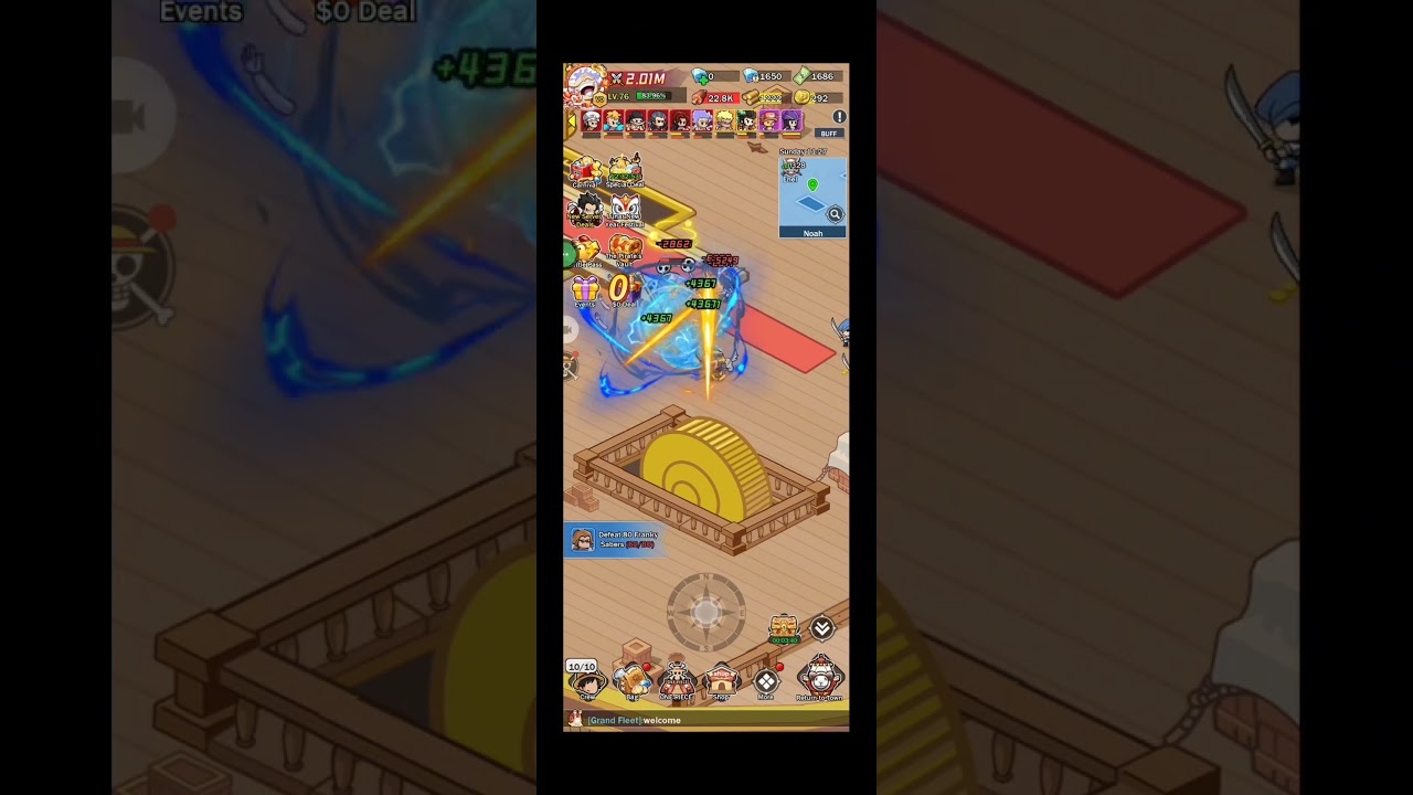 F2P How to defeat Enel the easiest way in Pirate Mercenary Squad 