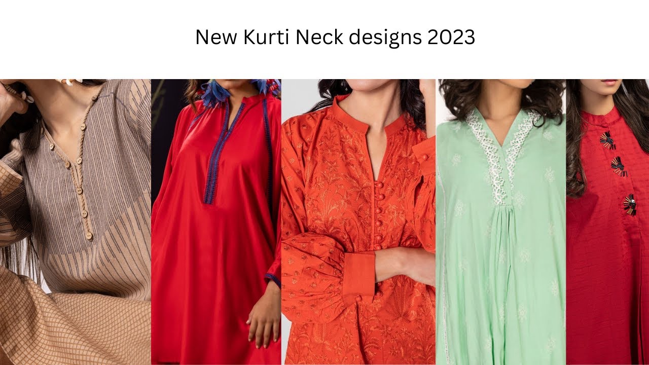 💯 New #2023 Kurti Neck Designs!! Latest Button, Dori Neck Ideas!!  #trending #new #2023 - YouTube