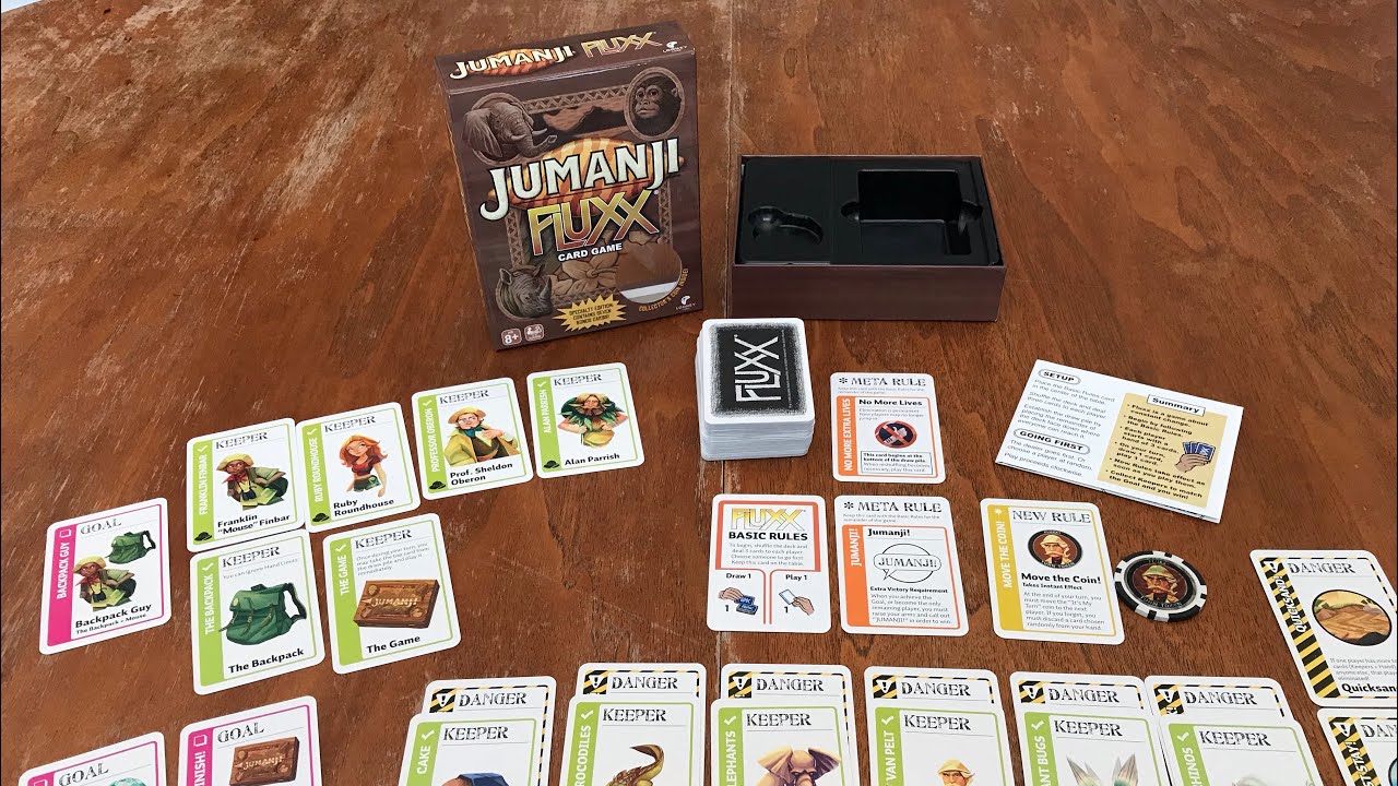 Jumanji Fluxx Review YouTube