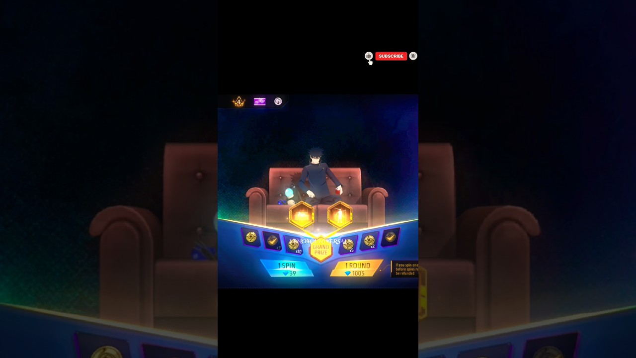 hye SUKUNA Voice best pack ever in FREE FIRE 😈#viral #freefire #trending #gaming #sukuna #shorts