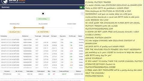 BOT 100% FREE PLETSCH TRADER CALL/PUT DOWNLOAD FREE BINARY 2019