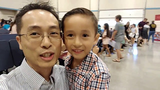 nathan and I - congratulation to my son for another award k5 2017