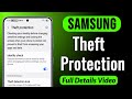 How to Use Theft Protection In Samsung Mobile | Theft Protection Kya Hai | Theft Protection Features