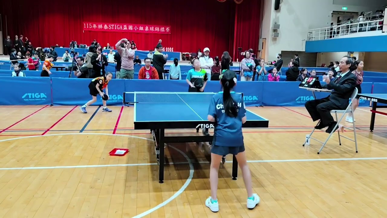 Stiga祥泰盃預賽vs仁愛趙晨曦(短顆配中顆)五局大戰3：2勝出
