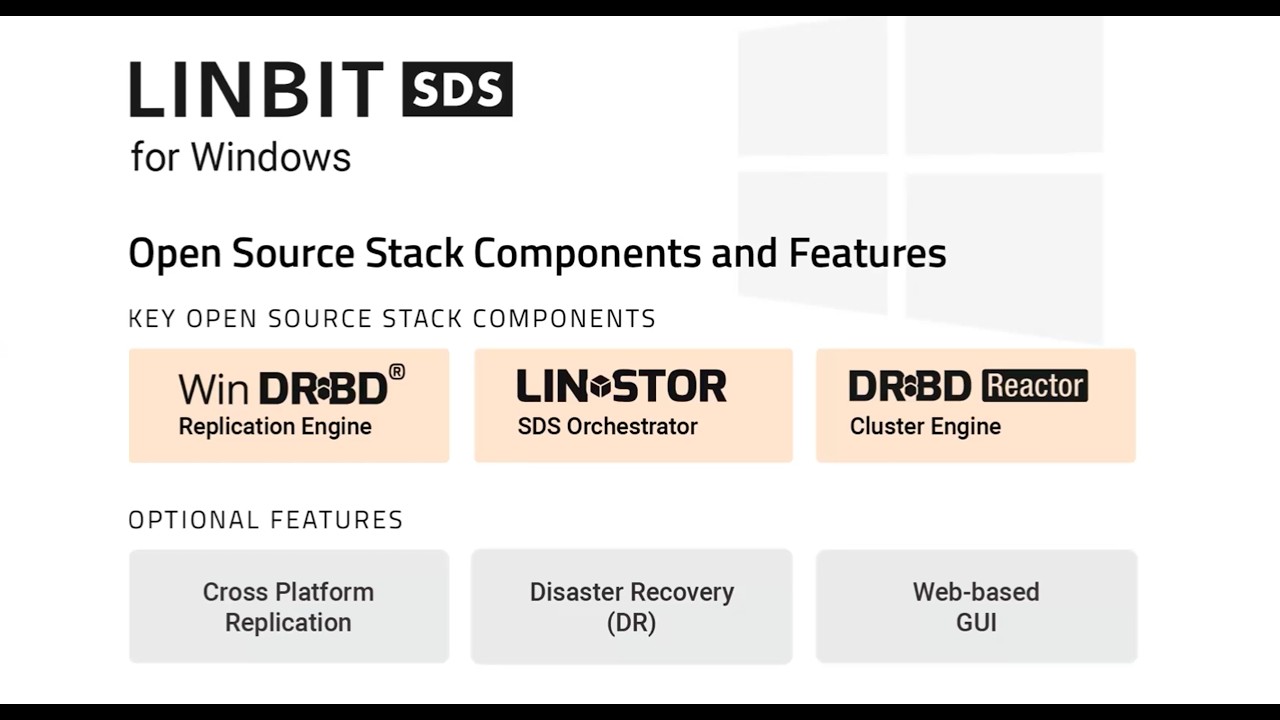 LINBIT SDS Solutions for Windows - YouTube