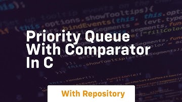 Priority queue with comparator in c
