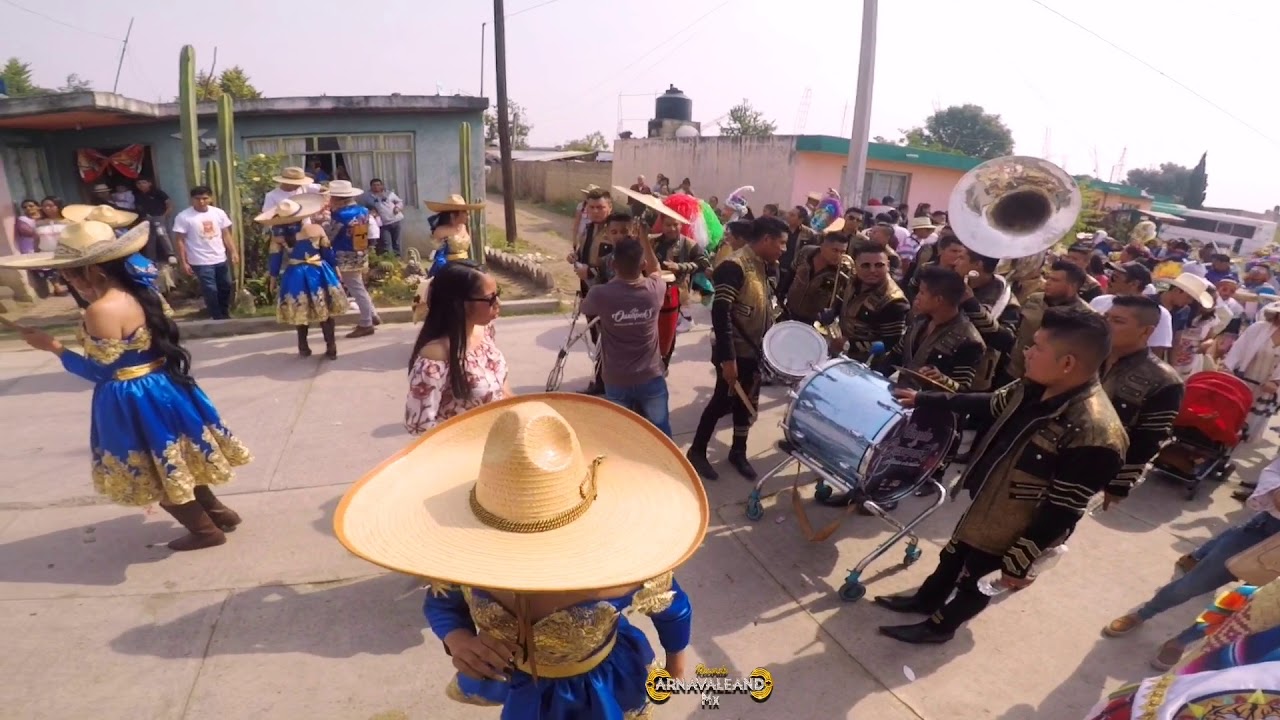 Banda los Oaxapens 2019 | simulacro 5 de mayo San Felipe Teotlancingo Puebla 2019