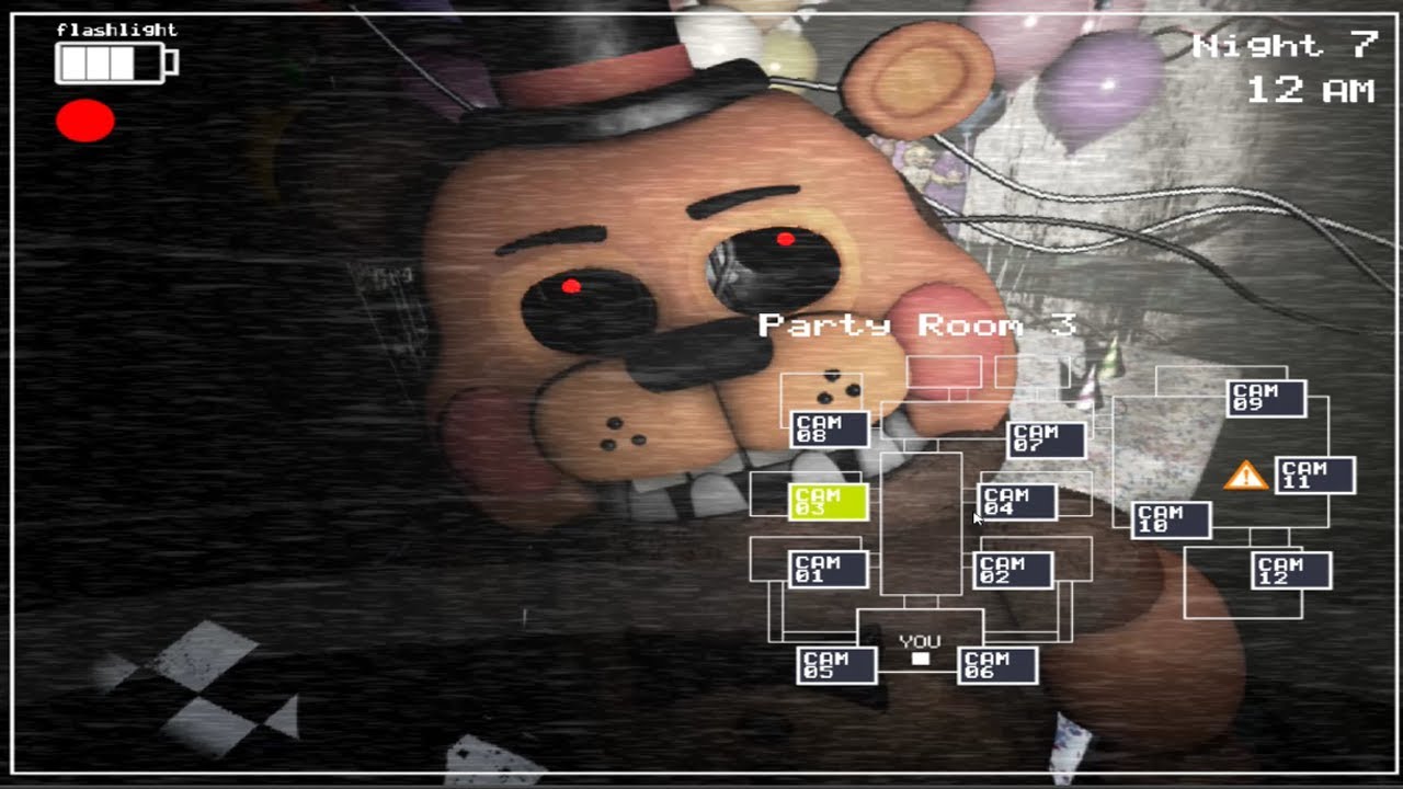 etti on X: withered freddy's eyes are pushed forward in the fnaf 2 trailer   / X