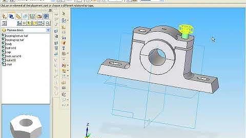 Plummer Block Assembly || Solid Edge ||