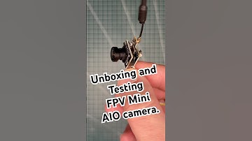 Unboxing and Testing FPV Mini AIO Camera #fpv #unboxing #fpvcamera #fpvworkbench