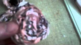 Fabric Flowers & Shabby Chic Switchplate Cover.AVI