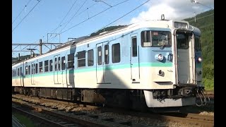 国鉄１１５系電車　妙高高原駅