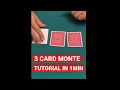 Ref:P7I_4_g0Sms Three card monte - plain and simple tutorial.