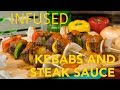 Steak kebabs  infused food how to  magicalbuttercom
