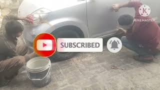 car painting process bumper and panel /painting skills/ How to clear scratch on car by AK Autoes 97 views 4 months ago 7 minutes, 39 seconds