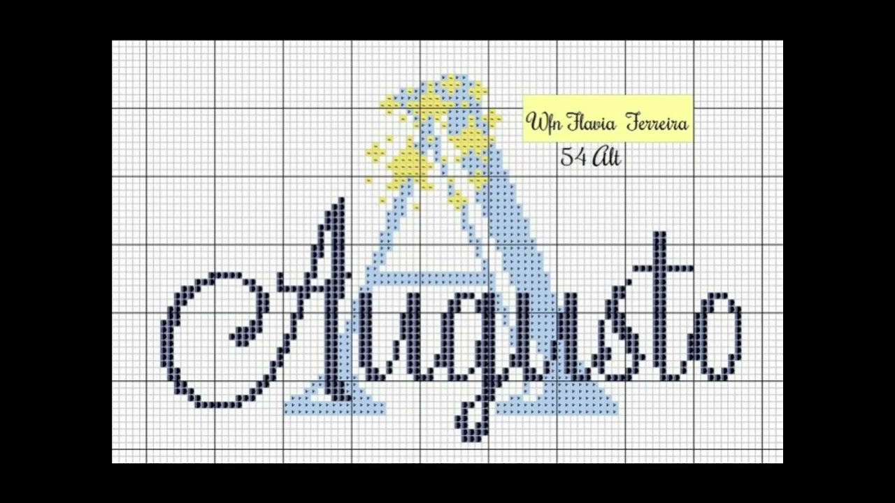 nombres punto de cruz