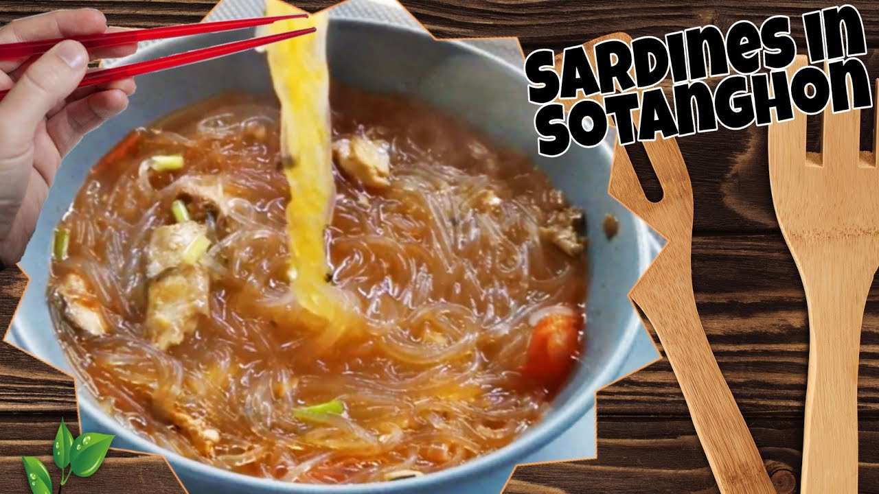 NOODLE RECIPE HOW TO COOK SOTANGHON SOUP IN SARDINES//BUDGET FRIENDLY