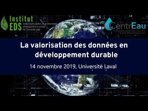 Table ronde - Valorisation des données en développement durable - 11 novembre 2019