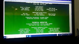 The Billy Dilley's Super-Duper Subterranean Summer Movie End Credits