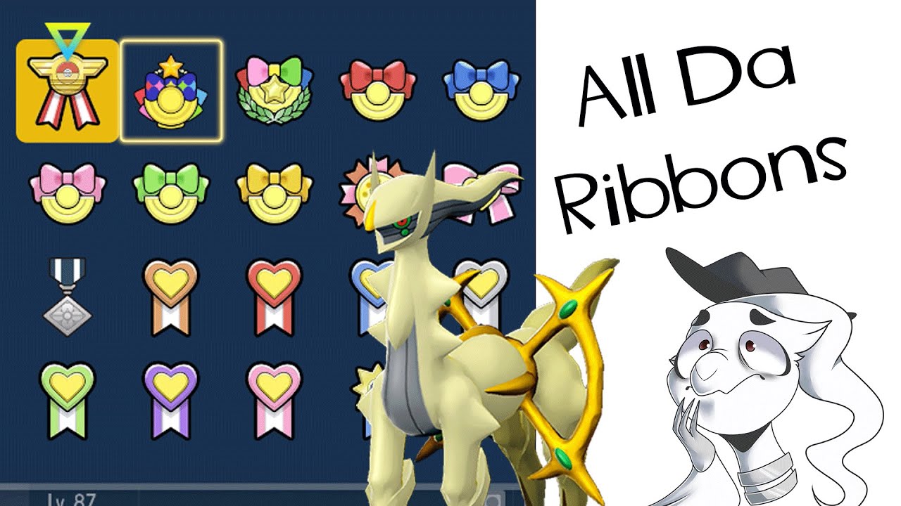 Getting All Possible Ribbons on Shiny Arceus YouTube