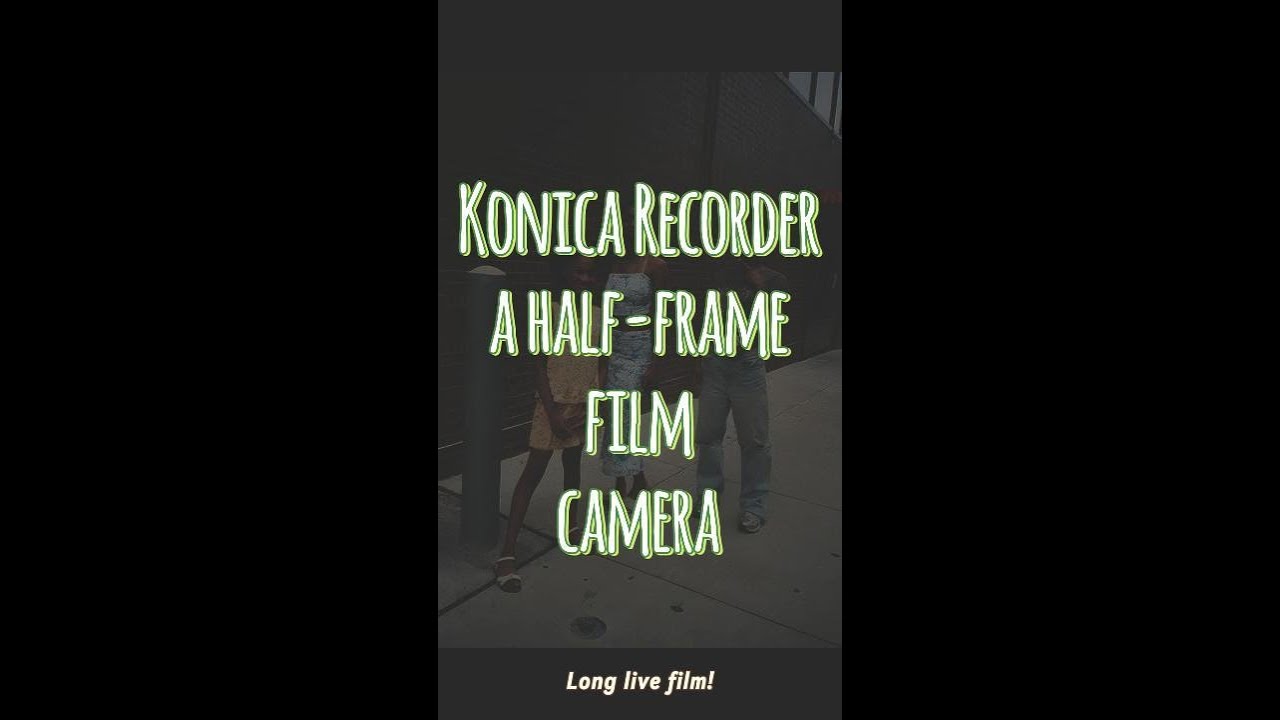 Konica Recorder, a Half-Frame Film Camera from the 80s. Summer 2025. Philadelphia.