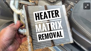 How To Remove Heater Matrix Nissan Qashqai 2011 With Dash In Place