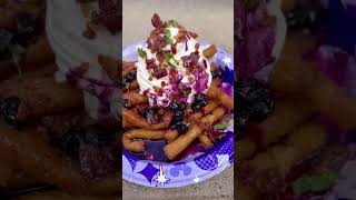 Disney’s Blueberry-Maple Bacon Funnel Cake Fries are AMAZING!