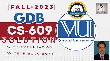 CS609 GDB Solution Fall 2023 || CS609 GDB Solution 2023 100% Perfect Solution by Sohail