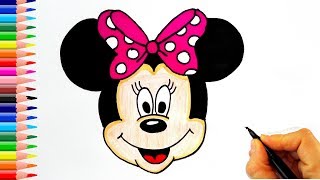 Minnie Mouse Nasıl Çizilir? - How To Draw a Minnie Mouse