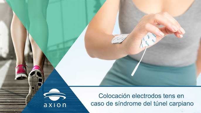 Colocación electrodos TENS para dolor de espalda  Electroestimulación TENS  para terapia del dolor 