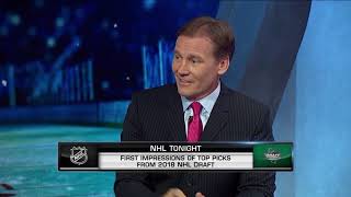 NHL Tonight:  First impressions:  How this year`s top draft picks are looking so far  Oct 5,  2018