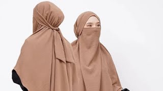 SYARI HIJAB MASK VEIL TUTORIAL #fypシ゚viral #viralvideo #veiledwomen #trending #beautifulveil