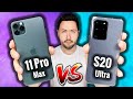 Galaxy s20 ultra vs iphone 11 pro max  le gros comparatif 