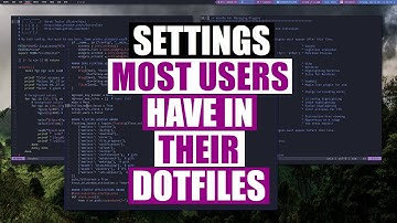What Are Linux Users Putting In Their Config Files?