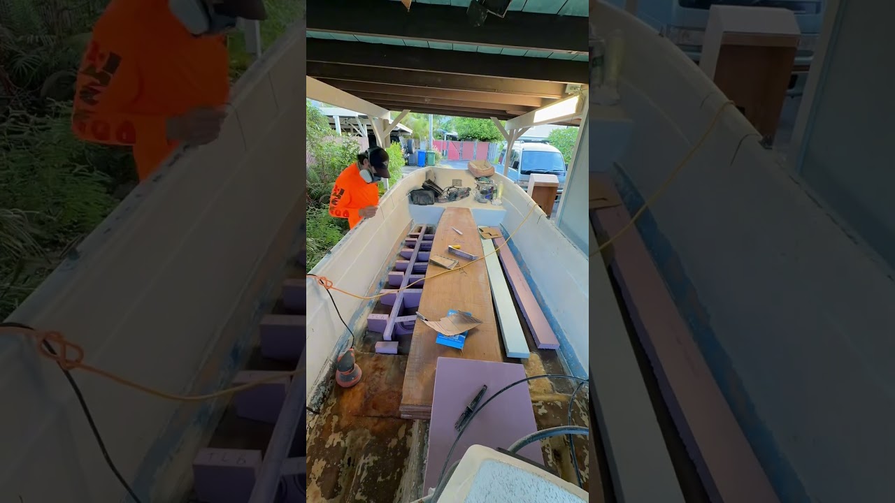 Building a boat out of Home Depot foam 