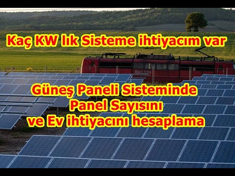 Video: RV'me güç sağlamak için kaç tane güneş paneline ihtiyacım var?