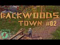 Backwoods town Fr  Ep 02 : Construction de la maison et cuisine !#gameplayfr  #letsplayfr #indiegame