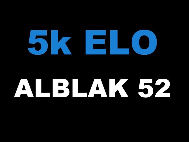 ALBLAK 52 - 5k ELO (Караоке)