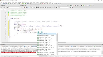 Convert Lower Case Letter into Upper Case Letter in C programming | Must Watch | English