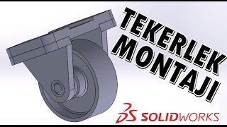 Solidworks Tekerlek Montajı Çizim Ve Montaj Türkçe Anlatım