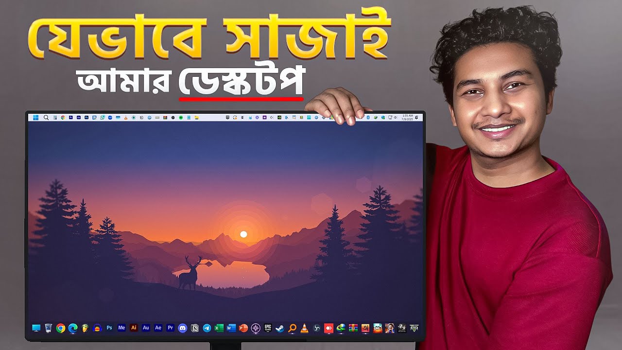 Windows 11 Desktop Customization like Sohag360 - Functional & Free!
