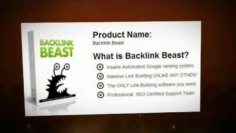 Backlink Beast Review - Build Link Effectively!