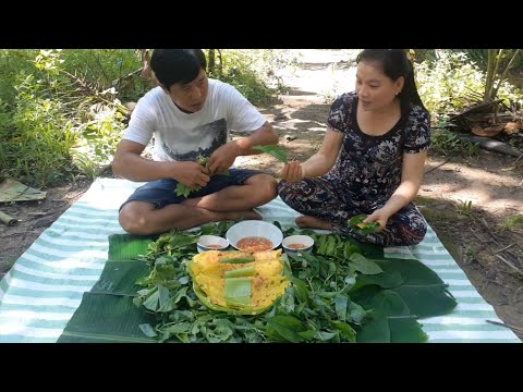 Video Bánh Xèo Tép Mồng Sen Thêm Mớ Rau Vườn Các Loại| TKQ... - youtube