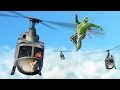 DEATHRUNNERS vs. HELICOPTERS! (GTA 5 Funny Moments)